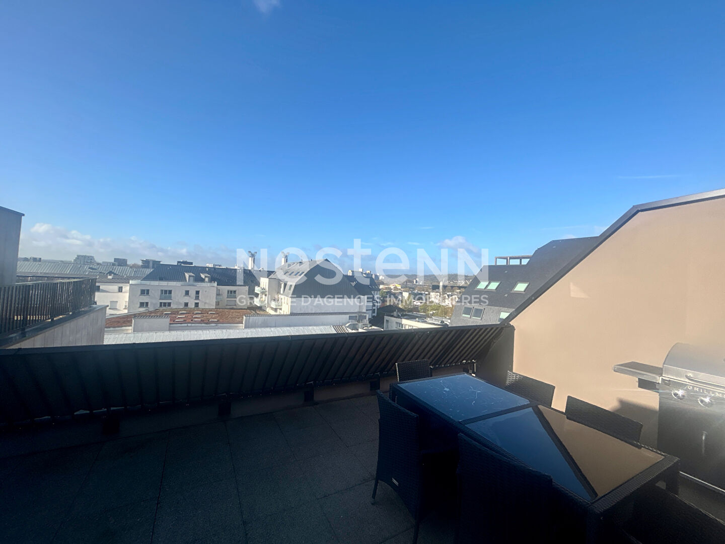 Appartement  récent - neuf - 3 chambres - terrasse - sud - parking  - dernier étage - roof top -  cuisine aménagée équipée  - Rouen