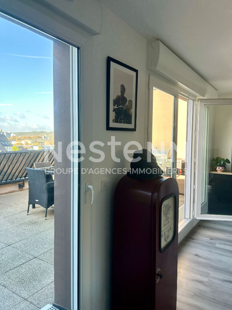 Appartement  récent - neuf - 3 chambres - terrasse - sud - parking  - dernier étage - roof top -  cuisine aménagée équipée  - Rouen