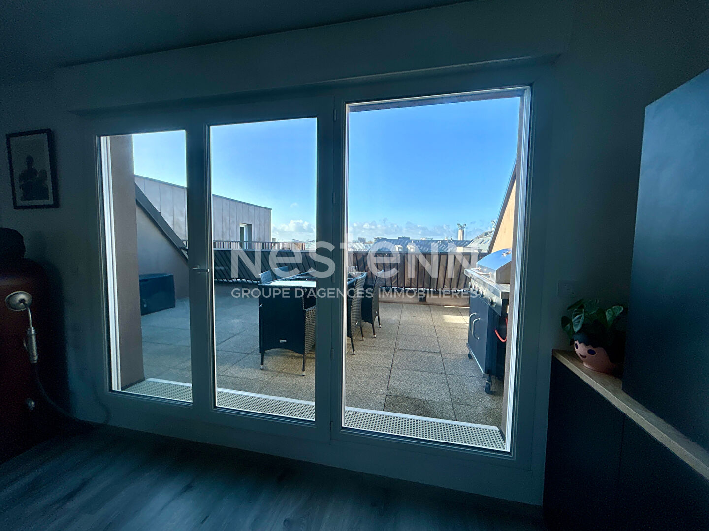 Appartement  récent - neuf - 3 chambres - terrasse - sud - parking  - dernier étage - roof top -  cuisine aménagée équipée  - Rouen