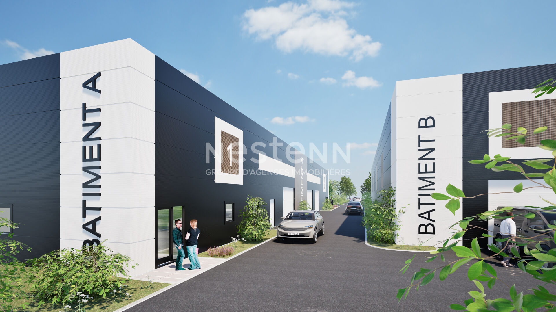 À VENDRE  - Local d'activité neuf de 150m² à Theix - Divisible - Accès rapide voie express