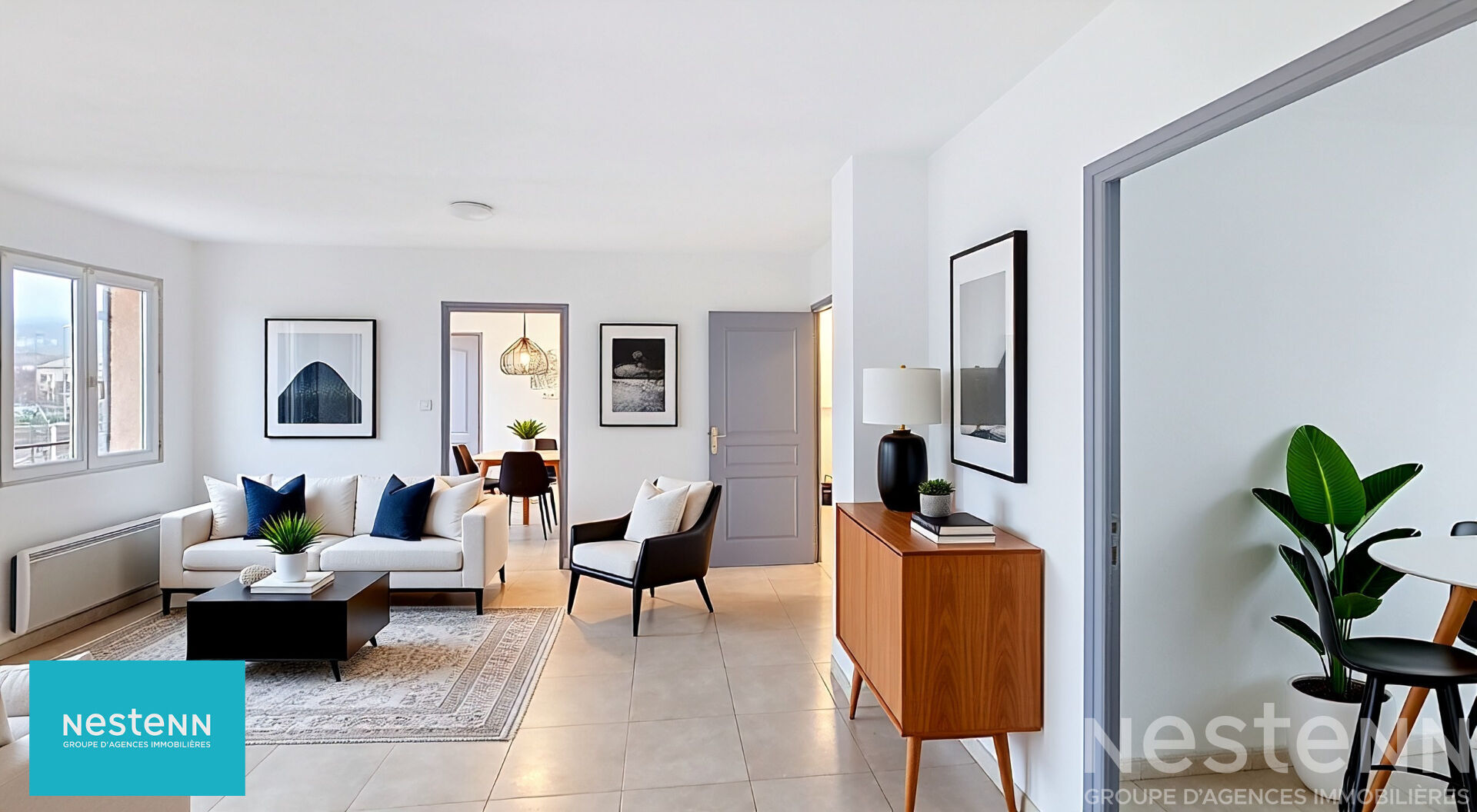 Appartement T3 à Saint Maximin La Sainte Baume de 68m2  avec terrasse et jardin