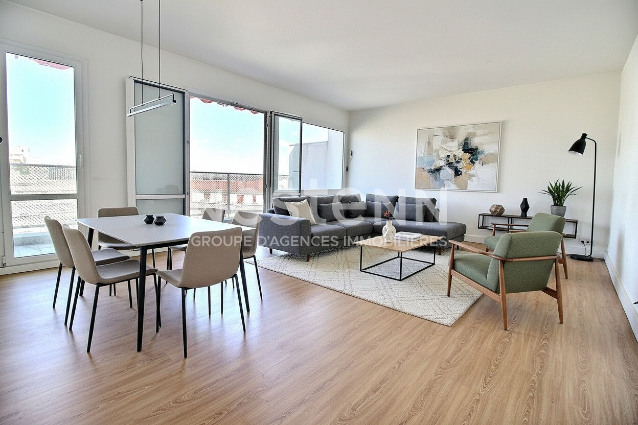 Courbevoie Bécon appartement  à vendre 4 pièces  balcon Dernier étage terrasse Ligne L futur M15  DPE D