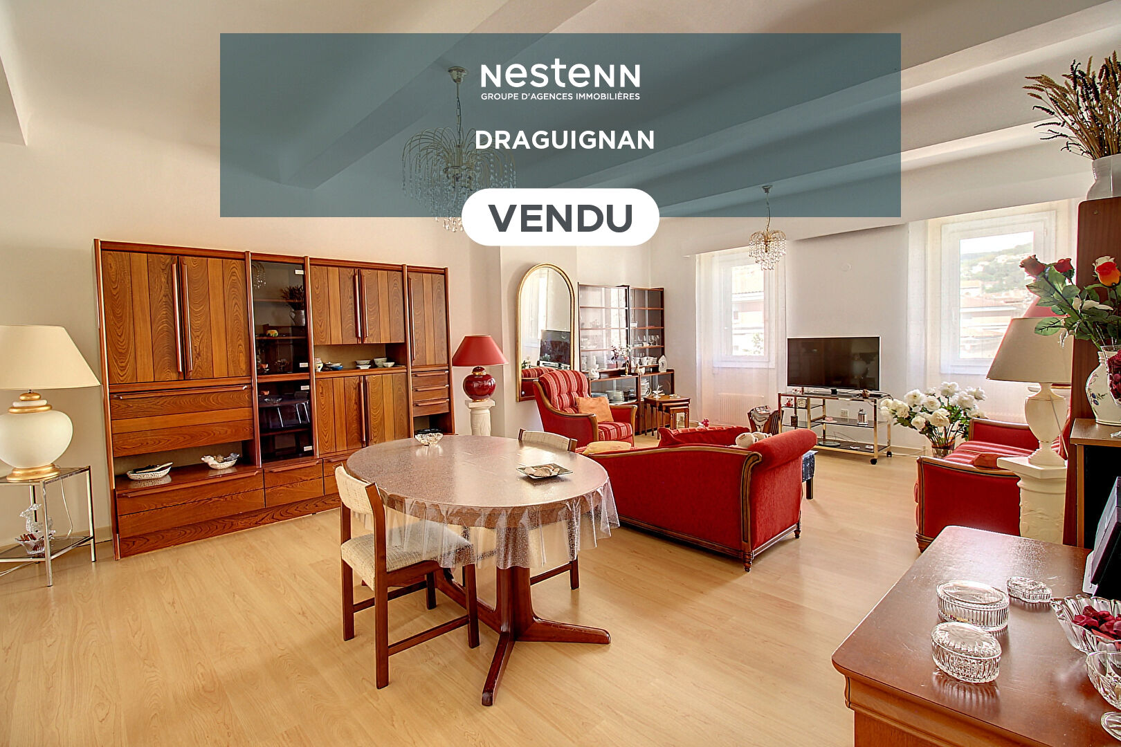 A VENDRE EN EXCLUSIVITÉ ! DRAGUIGNAN - Appartement  4 pièces 123 m² + studio 15m² en centre ville avec CAVE possibilité GARAGE en SUS