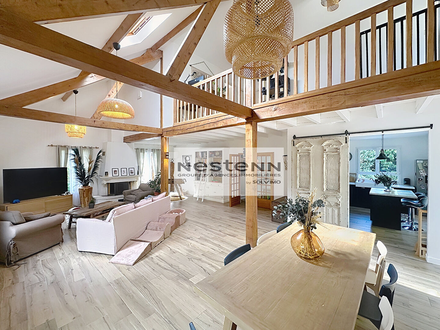 Maison de 7 pièces à Vendre à Saint Fargeau Ponthierry, lacs de la Guiche, 4 chambres, Garage double, sous-sol total,