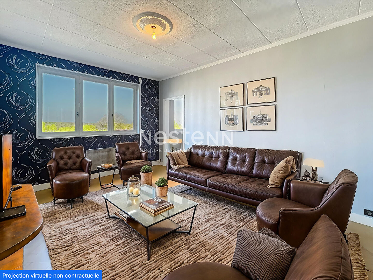 Appartement  4 pièce(s) 67,67 m2, 3 chambres, garage, cave, Ponthierry