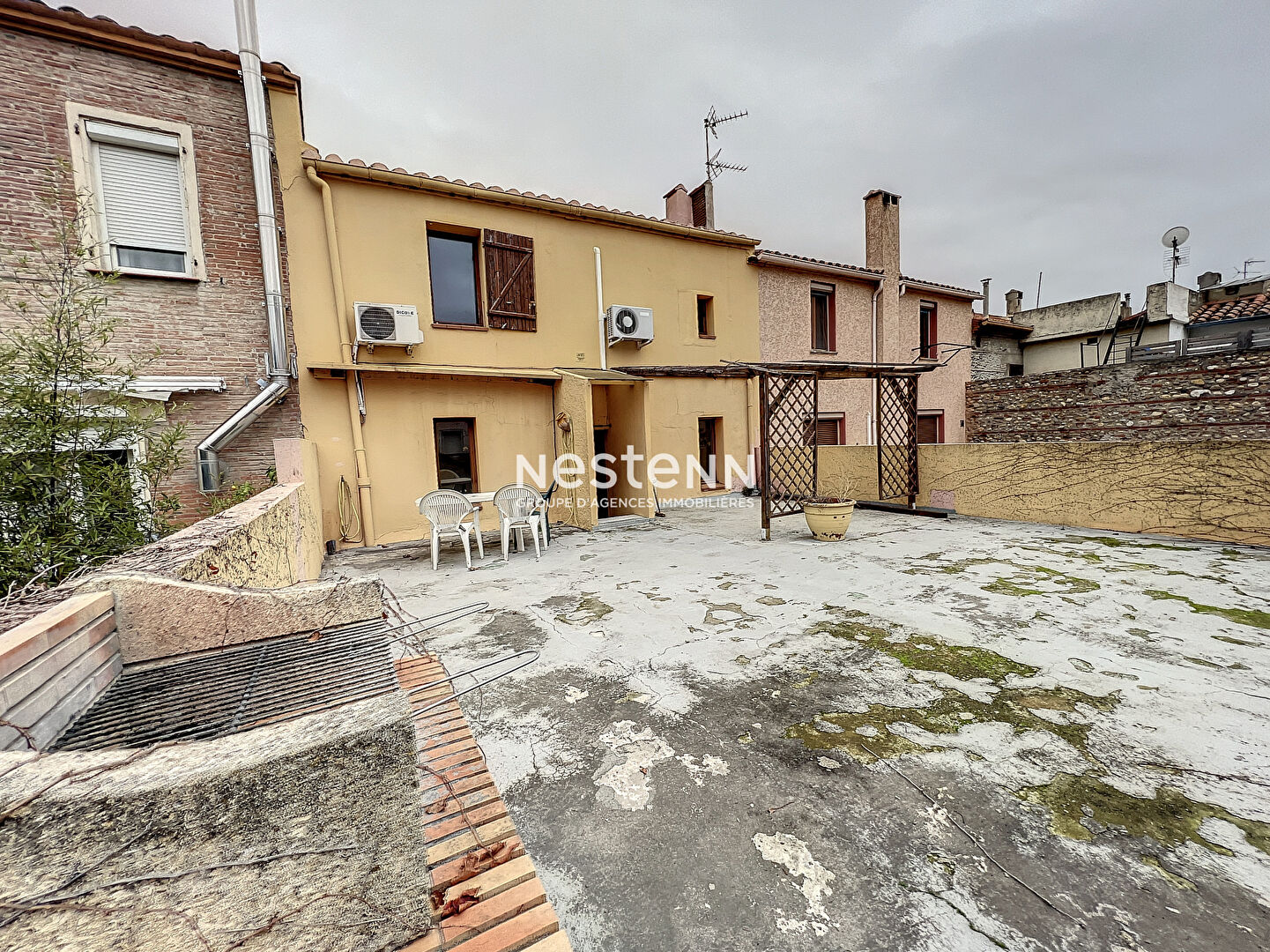 Perpignan quartier saint martin , maison t4 avec terrasse