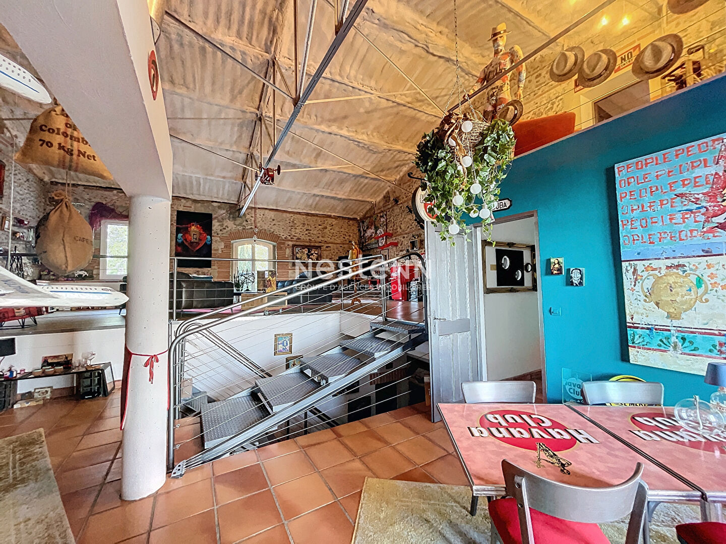 Mas Atypique au charme d'antan et sa partie Loft Industiel sur Argelès-Sur-Mer