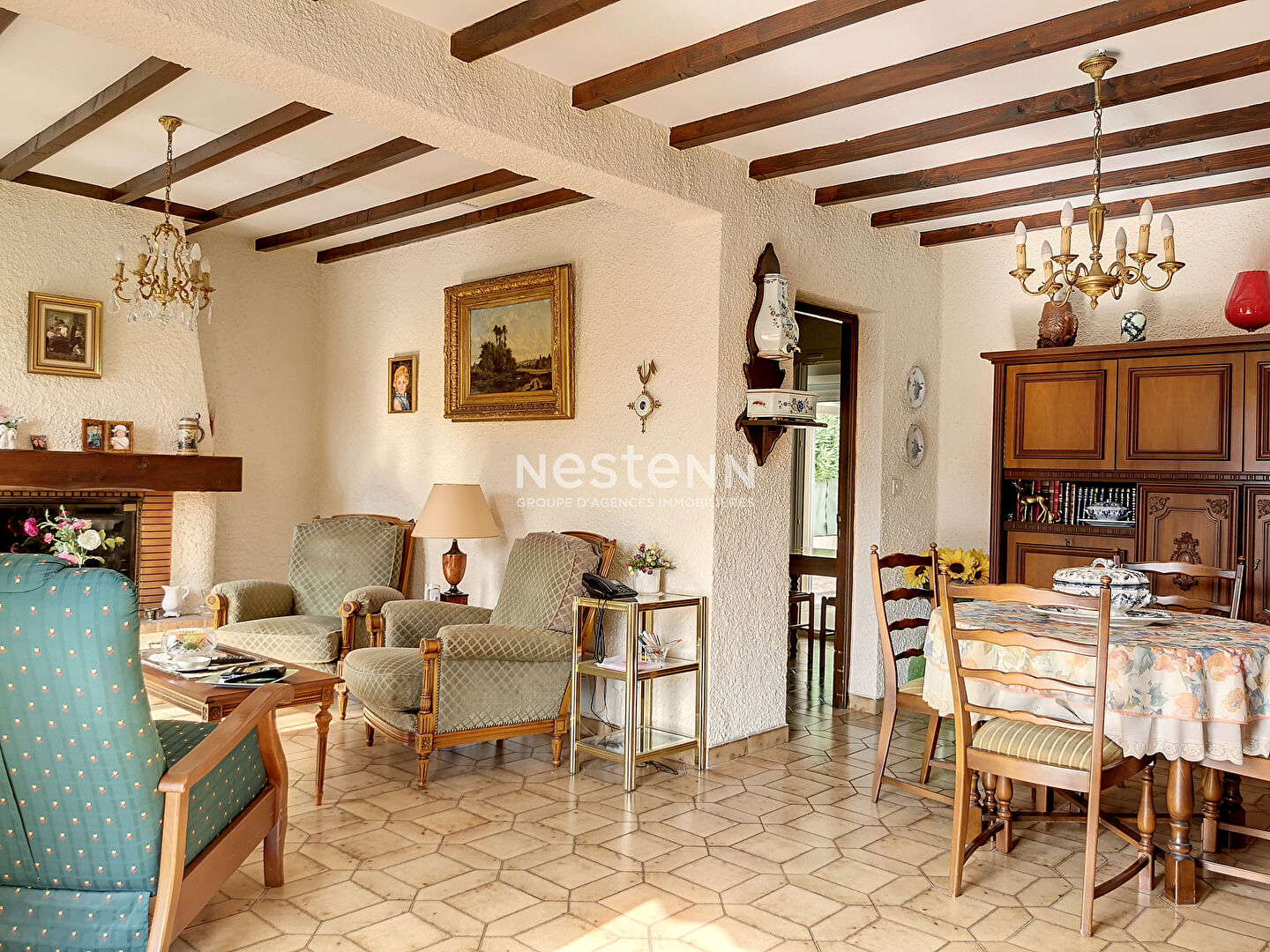 Maison a vendre a Saint Genis des Fontaines, plain pied, 3 faces, 90 m2