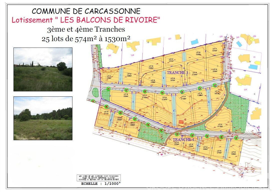 Terrain 910 m² · à Carcassonne · 910 m² · 82 900 €