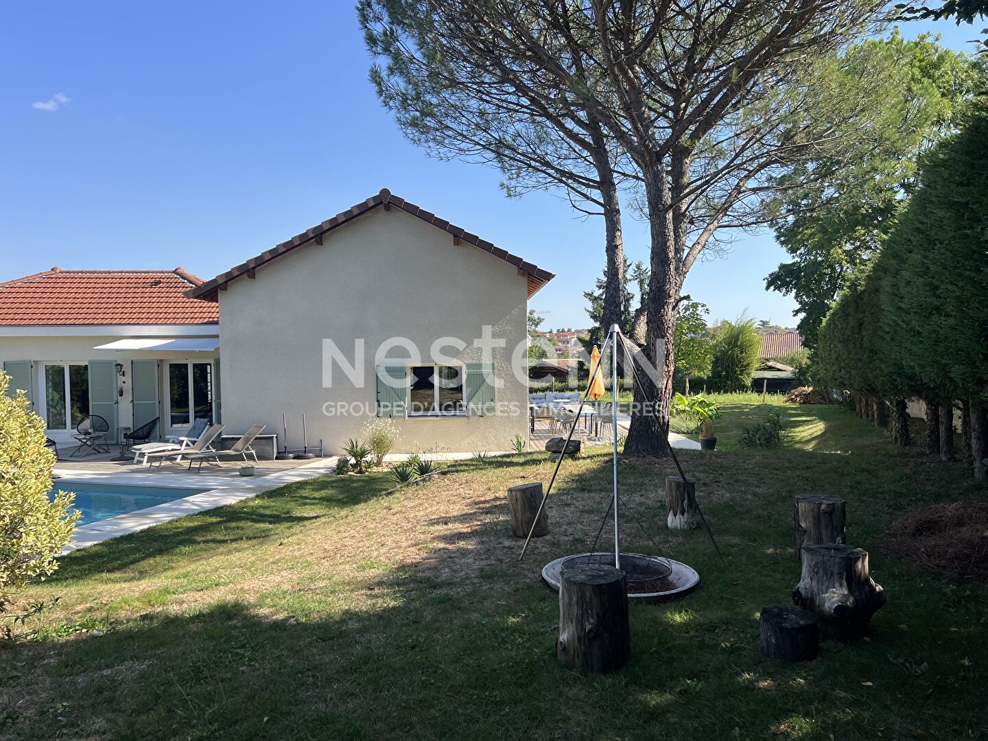 Maison T5 avec terrain arboré