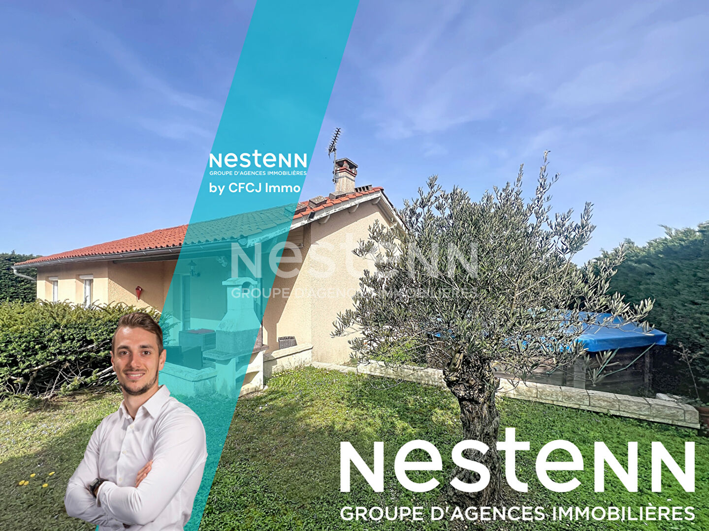 Maison T4 plain pied avec jardin Beauvallon