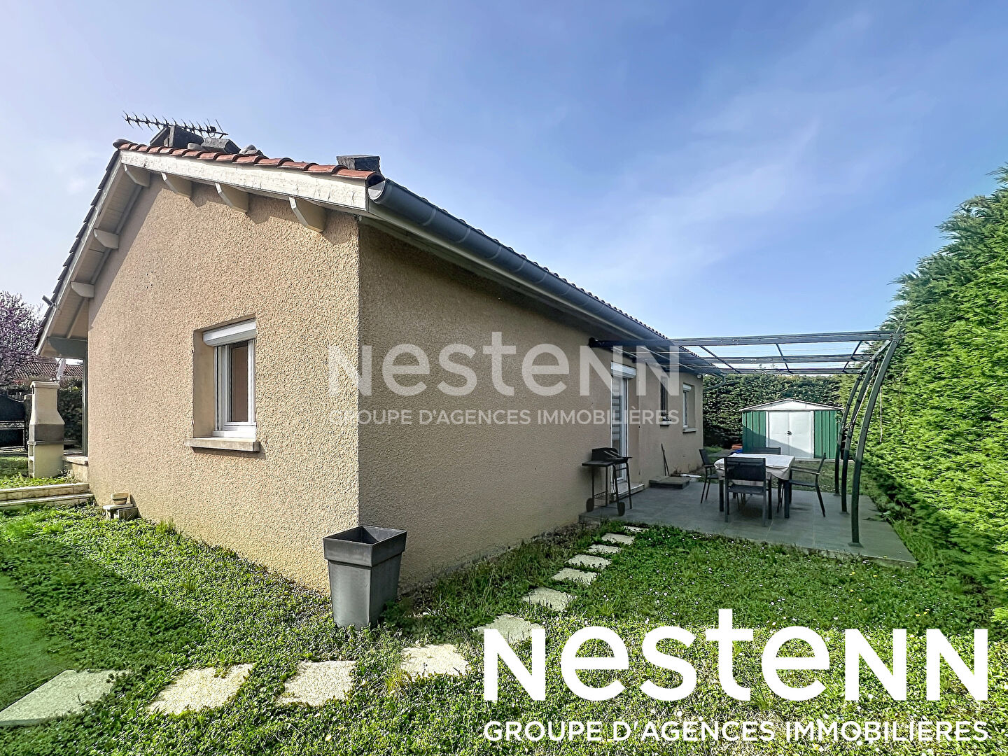 Maison T4 plain pied avec jardin Beauvallon